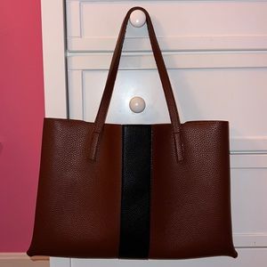Brown/Black Leather Vince Camuto Bag